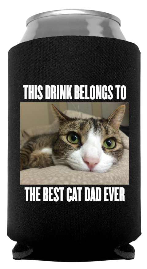 Cat Full Color Foam Collapsible Coolies Style 131809