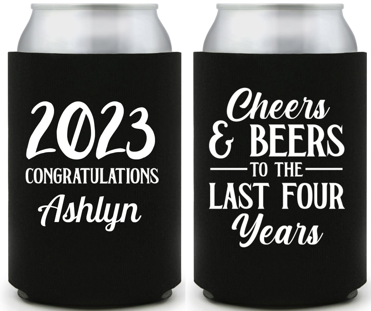 Cheers & Beers Full Color Foam Collapsible Coolies Style 158956