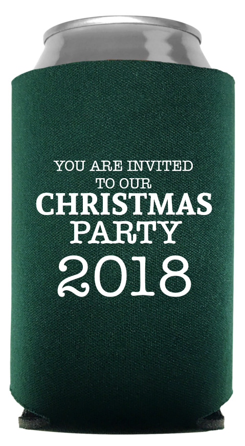Christmas Full Color Foam Collapsible Coolies Style 98328