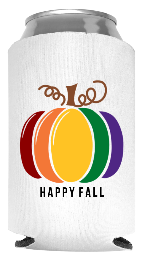 Fall Full Color Foam Collapsible Coolies Style 112108