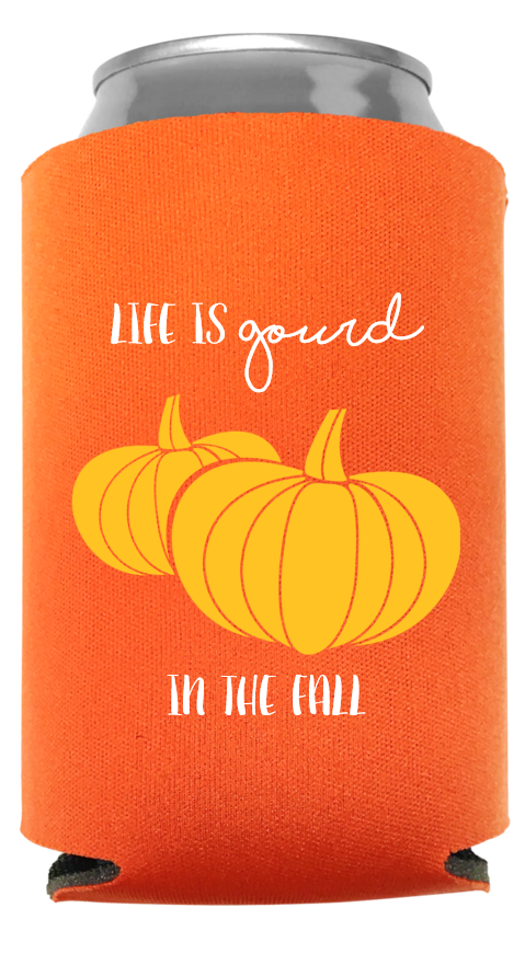 Fall Full Color Foam Collapsible Coolies Style 112065