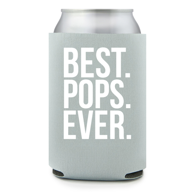 Full Color Foam Collapsible Can Coolers Father’s Day Pops Best Ever Style 136757