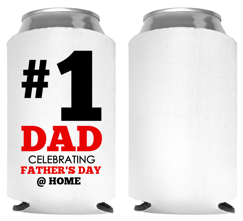 Father's Day Full Color Foam Collapsible Coolies Style 119306