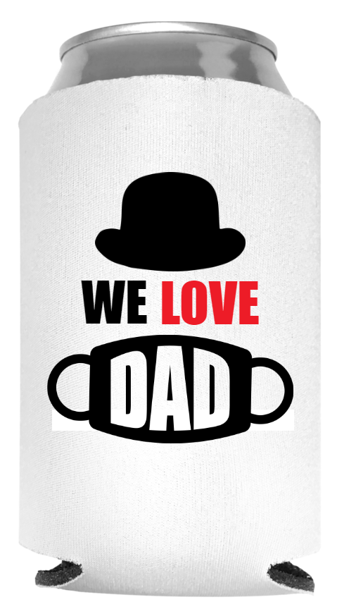 Father's Day Full Color Foam Collapsible Coolies Style 119239
