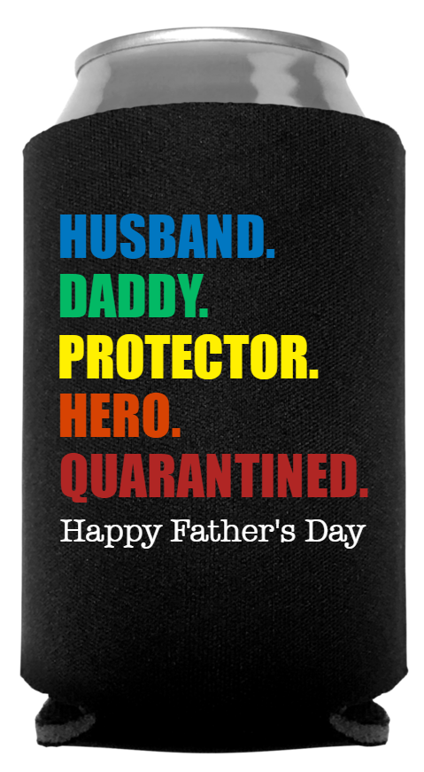 Father's Day Full Color Foam Collapsible Coolies Style 118778