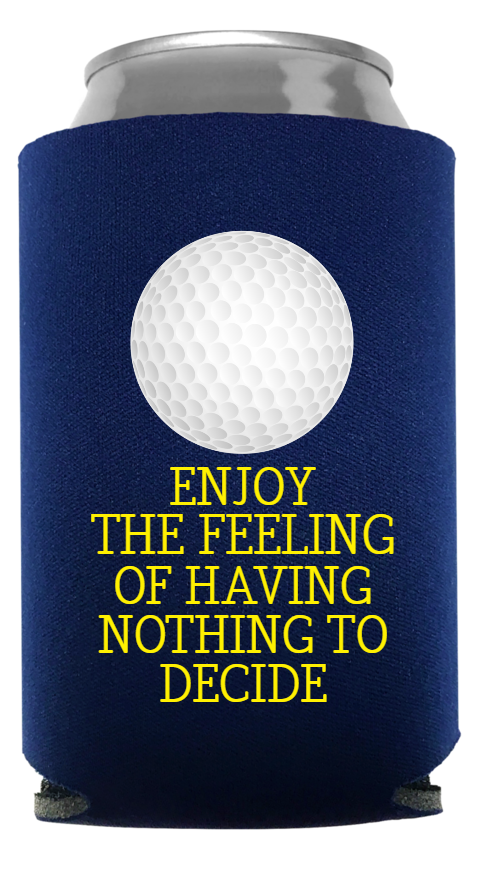 Golf Full Color Foam Collapsible Coolies Style 132013