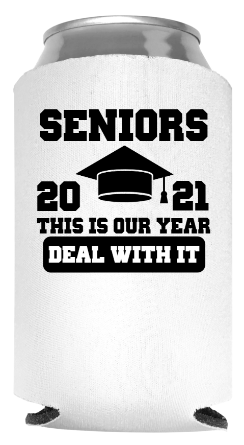 Graduation 2021 Full Color Foam Collapsible Coolies Style 134935