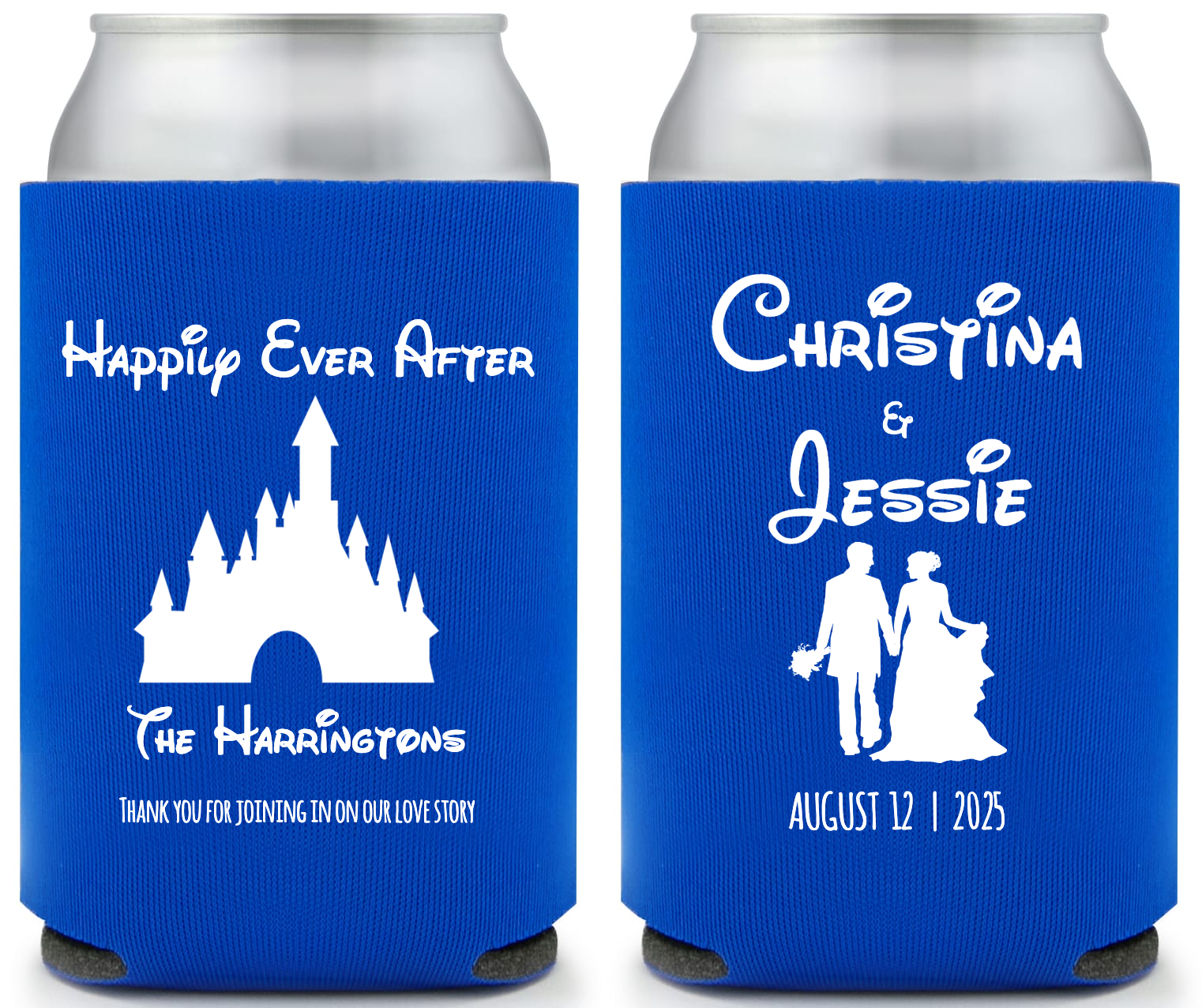 Happily Ever After Full Color Foam Collapsible Coolies Style 159167