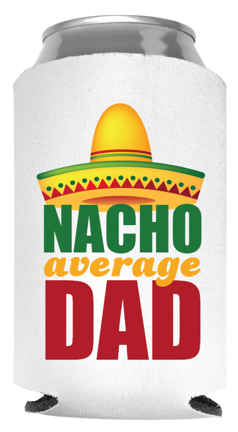 Happy Fathers Day Full Color Foam Collapsible Coolies Style 118061