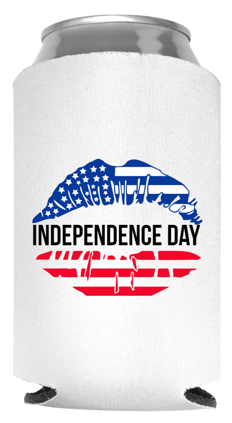 Independence Day Full Color Foam Collapsible Coolies Style 119595