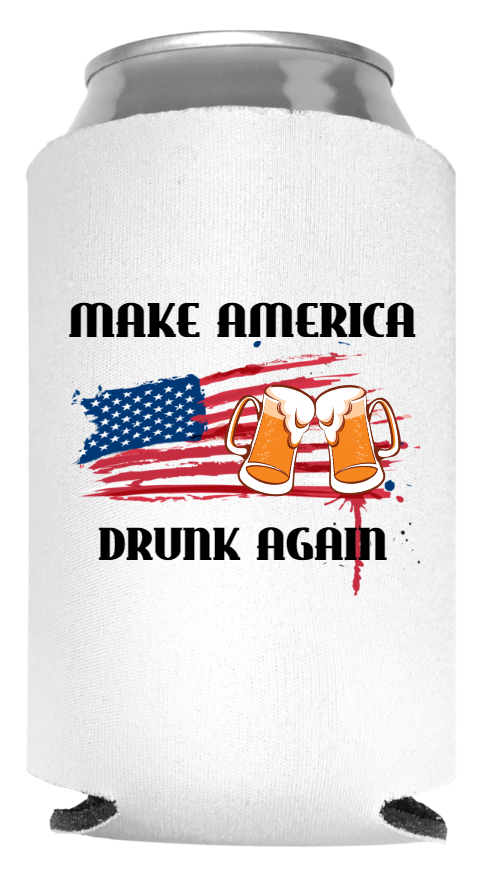 Independence Day Full Color Foam Collapsible Coolies Style 119539