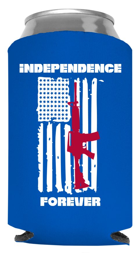 Independence Day Full Color Foam Collapsible Coolies Style 119538