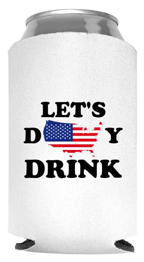 Memorial Day Full Color Foam Collapsible Coolies Style 135042