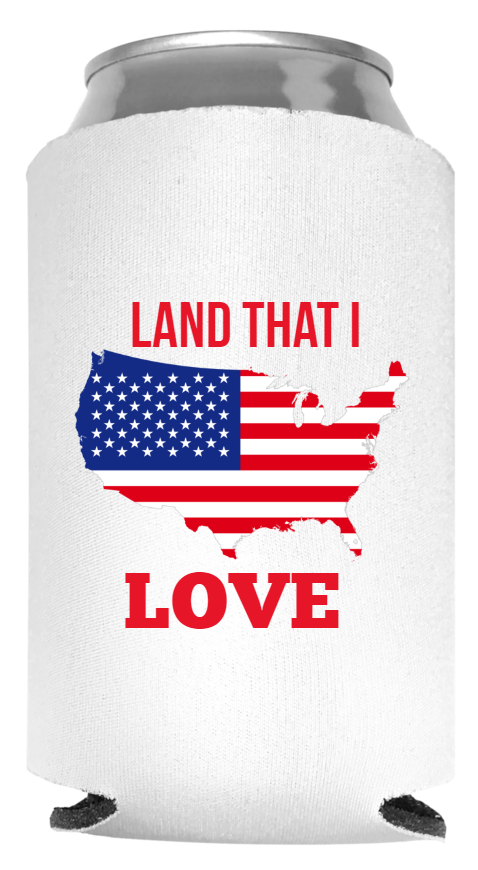 Memorial Day Full Color Foam Collapsible Coolies Style 135034