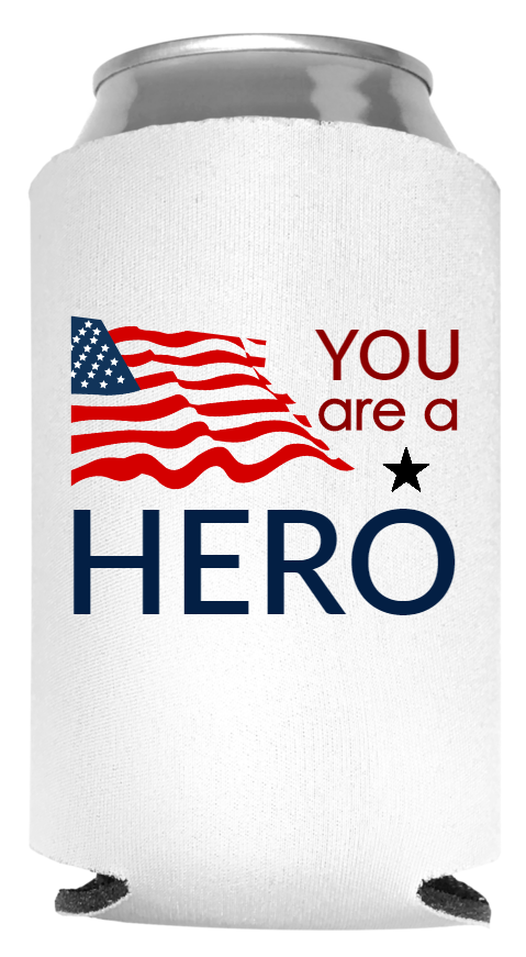 Memorial Day Full Color Foam Collapsible Coolies Style 118545