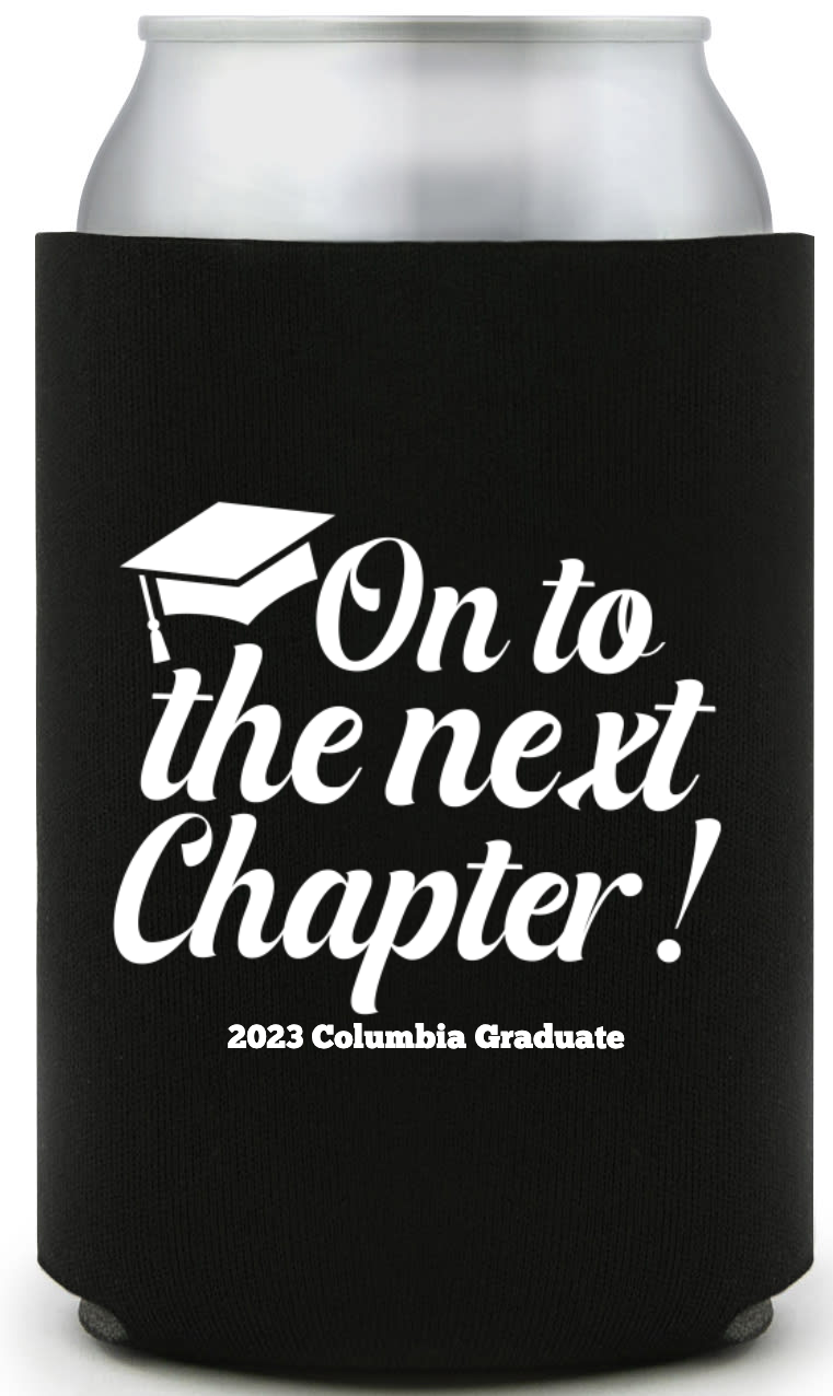 On To The Next Chapter Full Color Foam Collapsible Coolies Style 158757