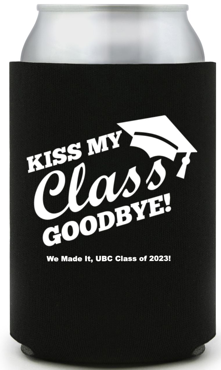 Full Color Foam Collapsible Can Coolers Parties & Events We Made It Ubc Class Of 2023 Style 158787