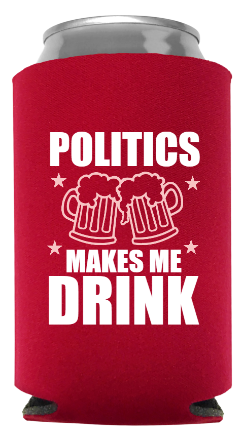 Political Full Color Foam Collapsible Coolies Style 122629