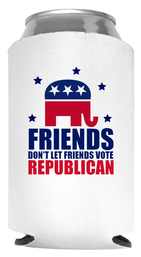Political Full Color Foam Collapsible Coolies Style 121767