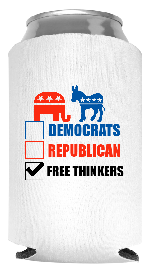 Political Full Color Foam Collapsible Coolies Style 121599