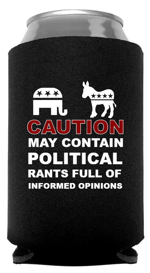 Political Full Color Foam Collapsible Coolies Style 121598