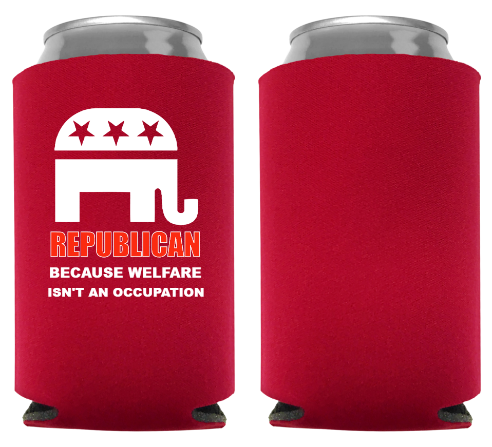 Political Full Color Foam Collapsible Coolies Style 121596