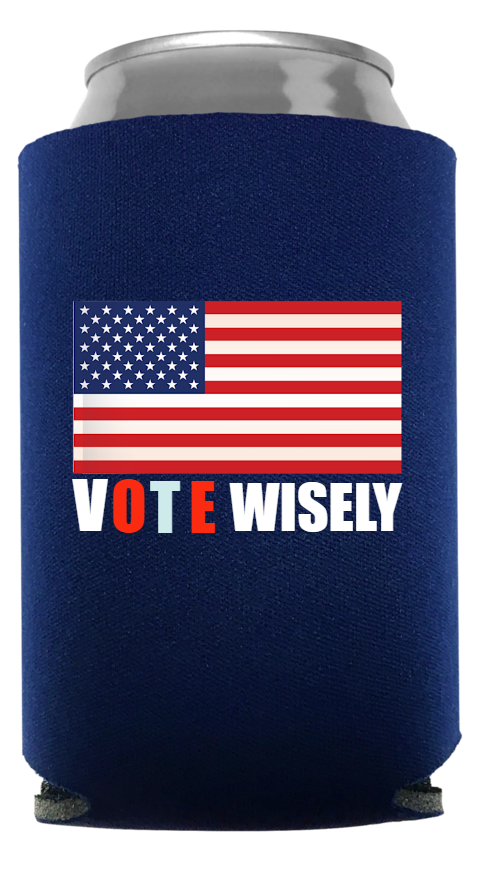 Political Full Color Foam Collapsible Coolies Style 121438