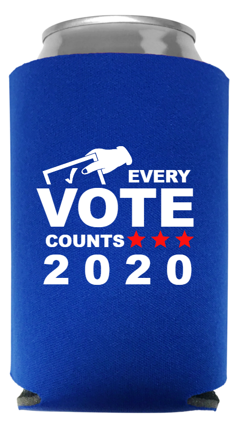 Political Full Color Foam Collapsible Coolies Style 121327