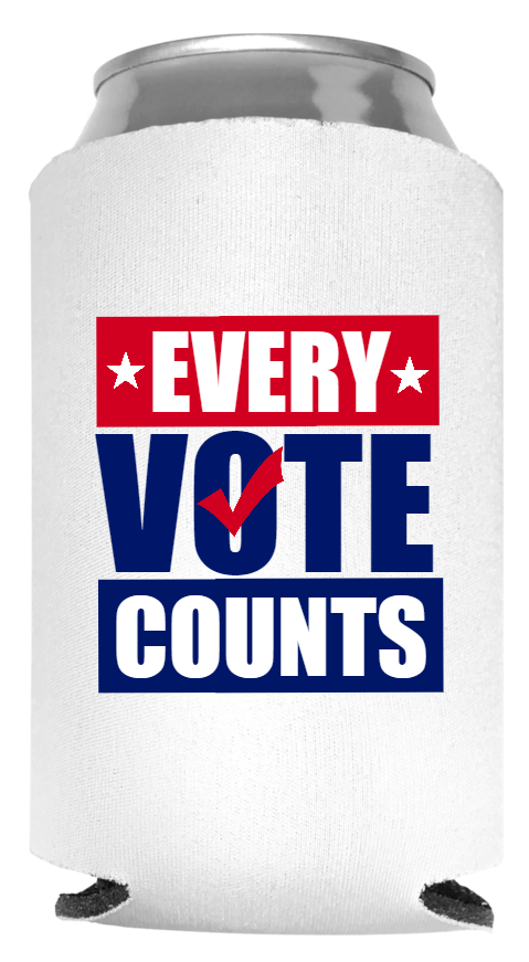 Political Full Color Foam Collapsible Coolies Style 121326