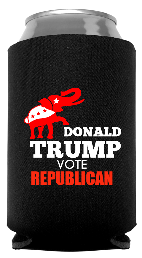 Political Full Color Foam Collapsible Coolies Style 112962