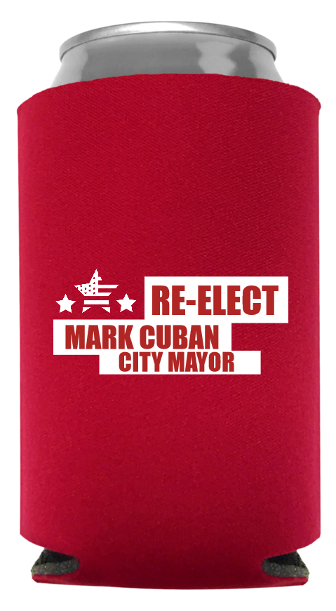 Political Full Color Foam Collapsible Coolies Style 111346