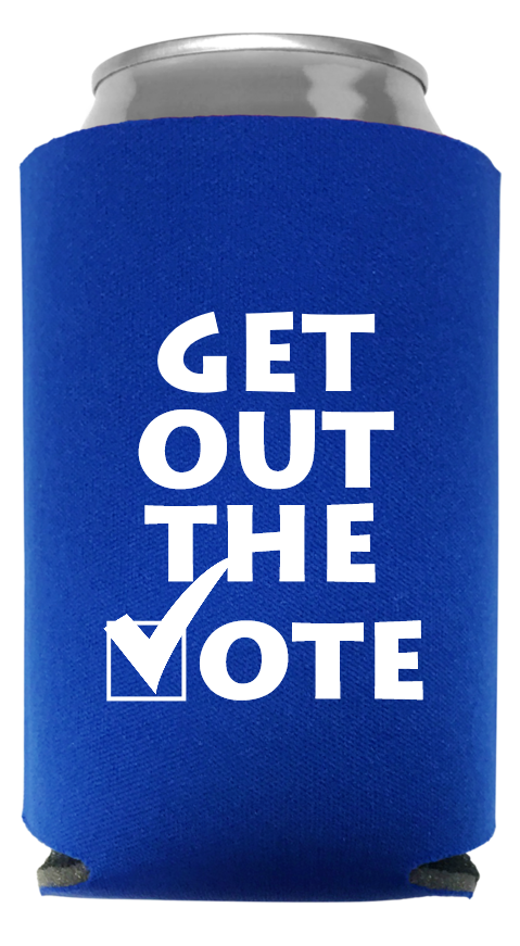 Political Full Color Foam Collapsible Coolies Style 111302