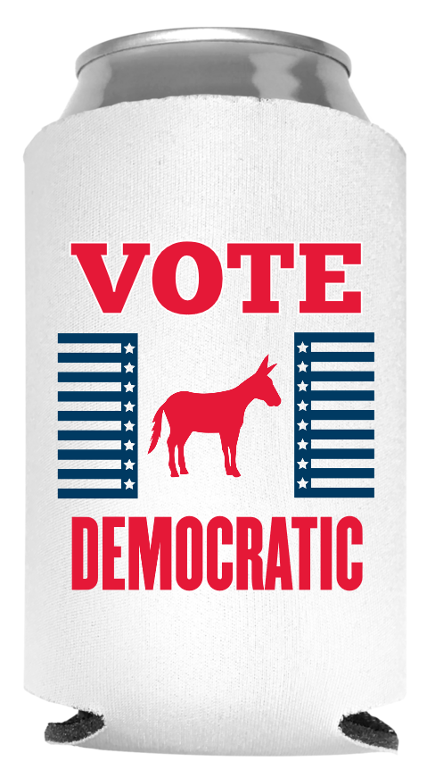 Political Full Color Foam Collapsible Coolies Style 109766