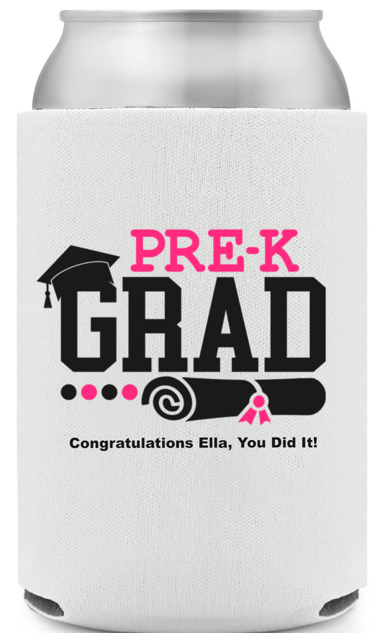 Pre-k Grad Full Color Foam Collapsible Coolies Style 158839