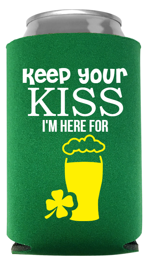 Saint Patrick's Day Full Color Foam Collapsible Coolies Style 131323