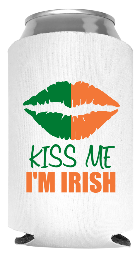 Saint Patrick's Day Full Color Foam Collapsible Coolies Style 131313