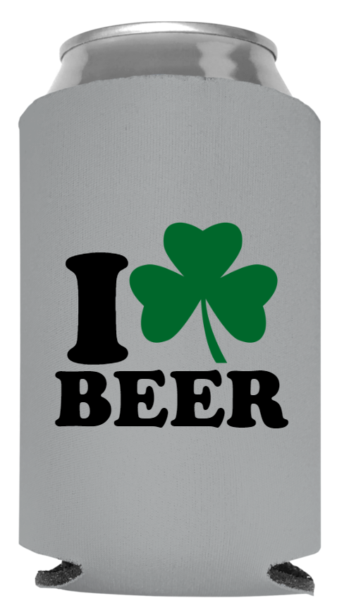 Saint Patrick's Day Full Color Foam Collapsible Coolies Style 131236