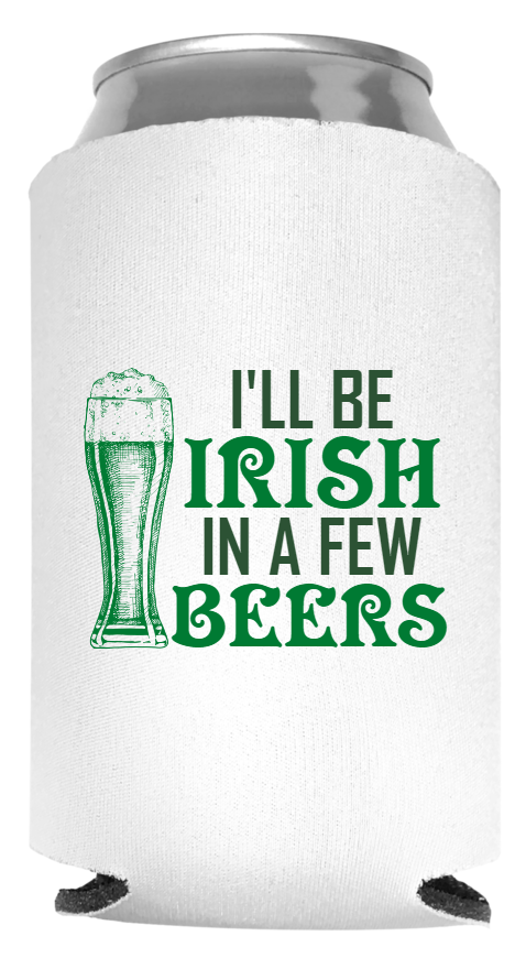 Saint Patrick's Day Full Color Foam Collapsible Coolies Style 131226