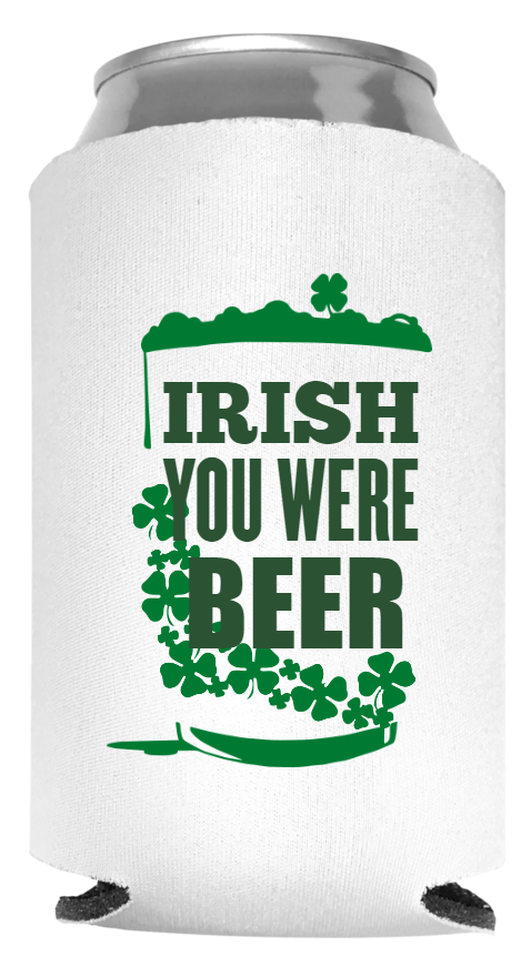 Saint Patrick's Day Full Color Foam Collapsible Coolies Style 131152