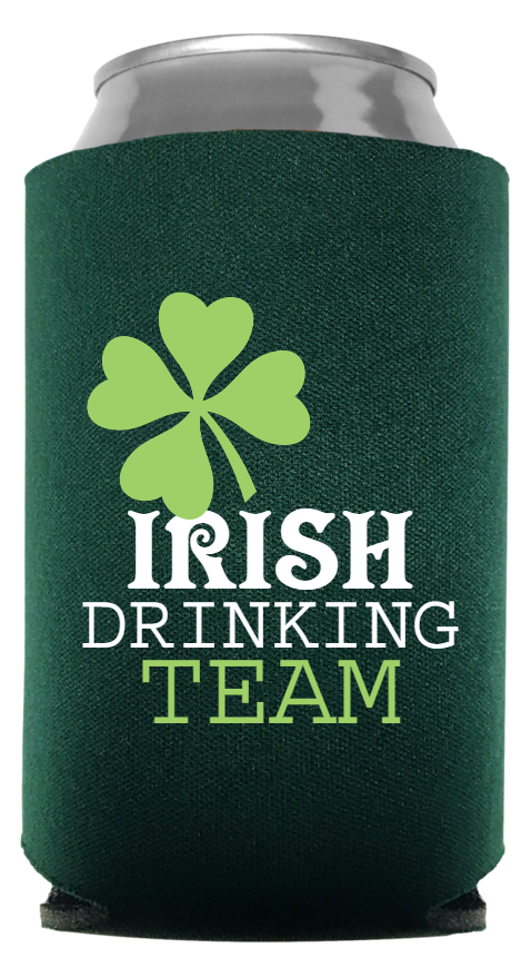 Saint Patrick's Day Full Color Foam Collapsible Coolies Style 131149