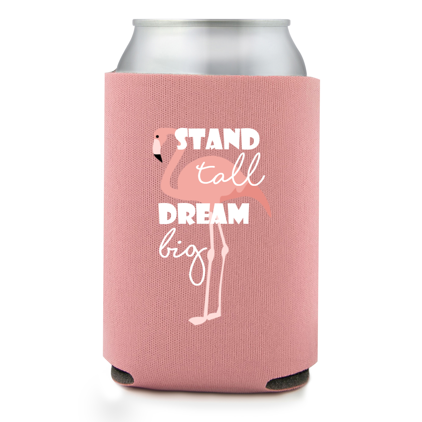 Full Color Foam Collapsible Can Coolers Seasonal Stand Tall Dream Big Style 139794