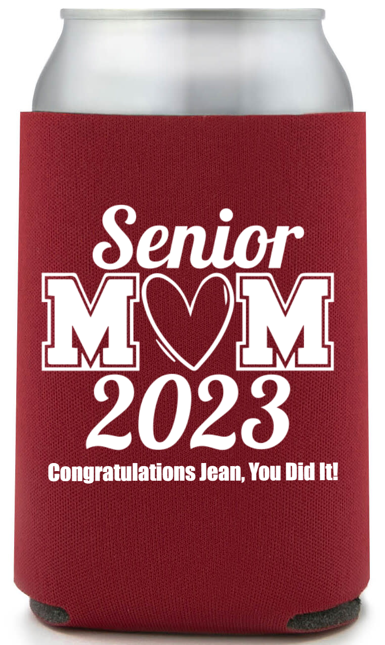 Senior Mom 2023 Full Color Foam Collapsible Coolies Style 158879