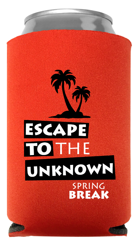 Spring Break Full Color Foam Collapsible Coolies Style 116191