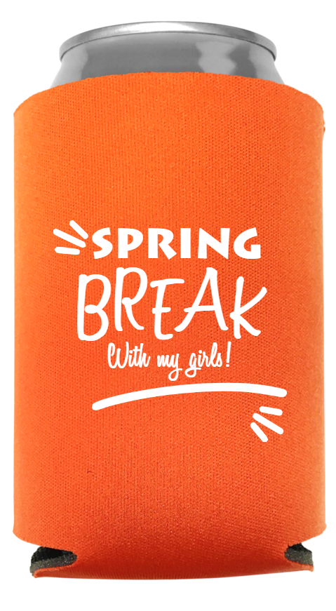 Spring Break Full Color Foam Collapsible Coolies Style 116174