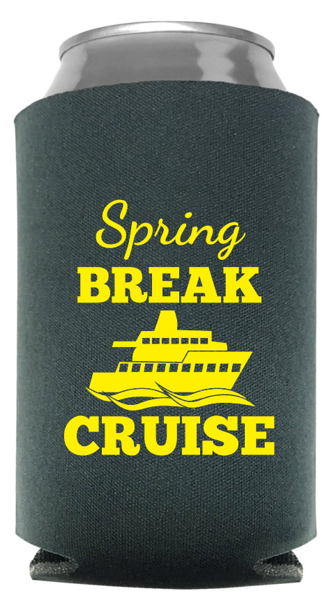 Spring Break Full Color Foam Collapsible Coolies Style 116148