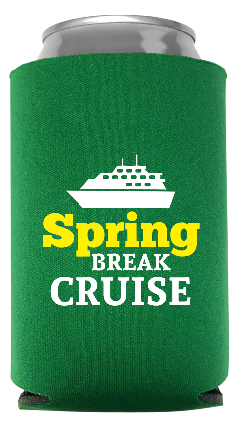 Spring Break Full Color Foam Collapsible Coolies Style 116147