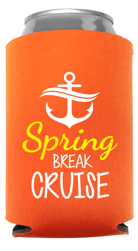 Spring Break Full Color Foam Collapsible Coolies Style 116145