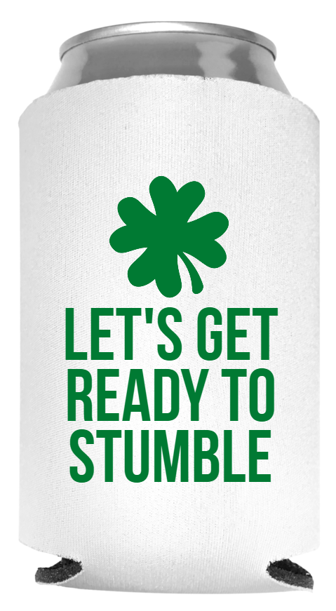 St Patrick Day Full Color Foam Collapsible Coolies Style 116293