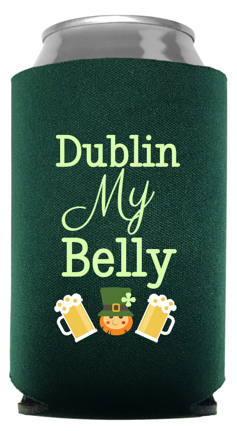 St. Patrick's Day Full Color Foam Collapsible Coolies Style 116944