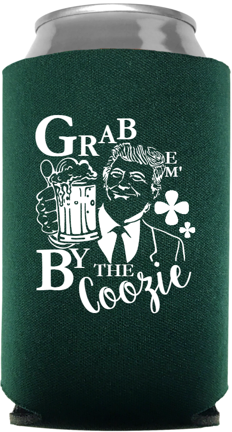 St. Patrick's Day Full Color Foam Collapsible Coolies Style 116779